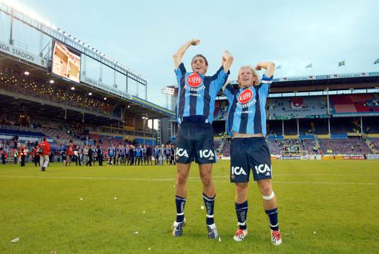 Johan Elmander och Mikael Dorsin, Djurgården tackar för