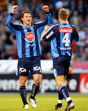 Kim Källström och Elias Storm, Djurgården jubel