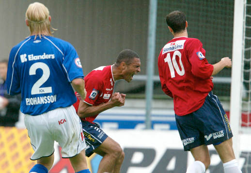 Afonso Alves, Örgryte skriker ut sin glädje, jubel