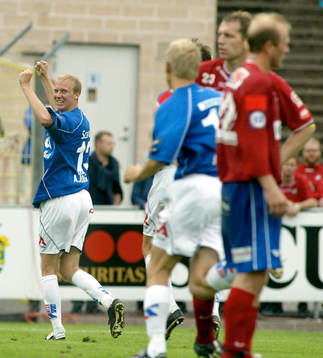 Andreas Johansson, Halmstad jubel