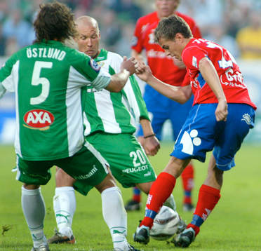 Antti Pohja och Aleander Östlund, Hammarby och Martin
