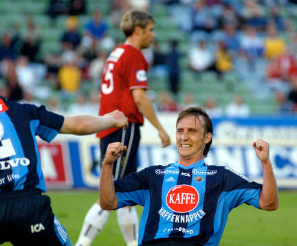 Andreas Johansson jubel