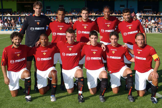 Fotboll, Italiensk, Serie A, Lagbild, Roma