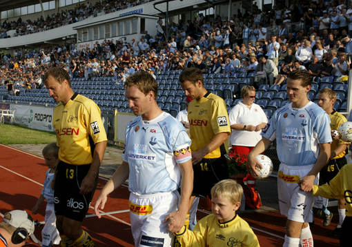 Inmarsch, Hasse Berggren och Joakim Alexandersson, Elfsborg