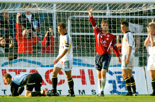 Markus Johannesson jublar