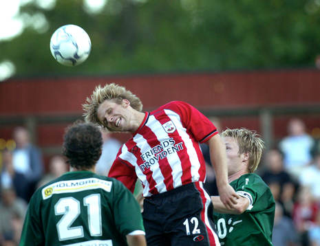 Anders Svensson nickade in ett mål