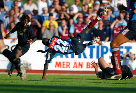 Aziz Corr Nyang, Djurgården får en lufttur