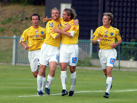Jens Gustavsson, Falkenberg jublar
