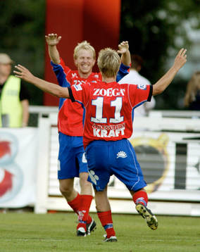 Gustaf Andersson, Helsingborg, jublar