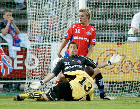 Andreas Dahl och Conny Rosén, Helsingborg, skär av
