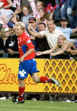 Gustaf Andersson, Helsingborg, jubel, glädje