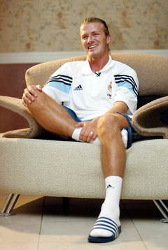 Fotboll, spansk, David Beckham,  Real Madrid