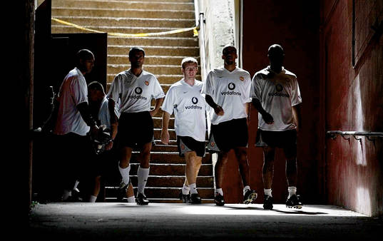 Paul Scholes, Manchester United med lagkamrater