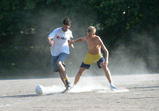 Fotboll, döva, IK Scania, Malmö , grus, grusplan, träning