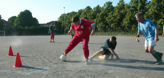 Grus, grusplan, träning, kon, koner