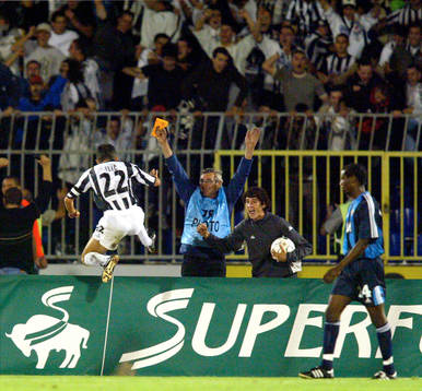 Fotboll, Champions League, kval, Partizan Belgrad -