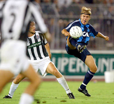 Fotboll, Champions League, kval, Partizan Belgrad -