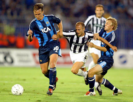 Fotboll, Champions League, kval, Partizan Belgrad -