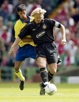 Jermaine Aliadiere, Arsenal och Johan Mjällby, Celtic