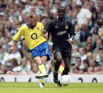 Momo Sylla, Celtic och Fredrik Ljungberg, Arsenal