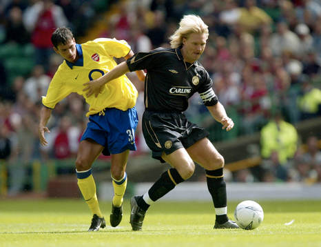 Jermaine Aliadiere, Arsenal och Johan Mjällby, Celtic