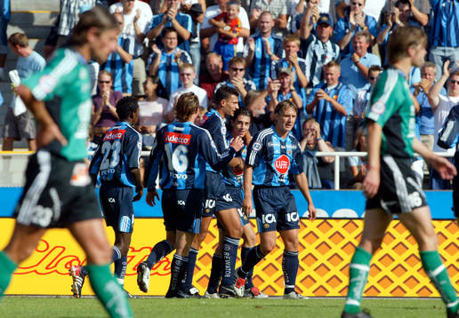 Babis Stefanidis, Djurgården gratuleras
