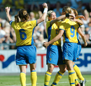 Sverige jublar