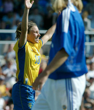 Hanna Ljungberg, Sverige jublar