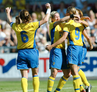 Sverige jublar