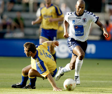 Jeffrey Aubynn, AGF och Dan Anton Johansen, Bröndby