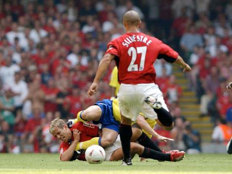Fotboll, engelsk, FA Community Shield, Manchester United -