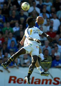 Derek Boateng, AIK mot Mattias Thylander, Halmstad