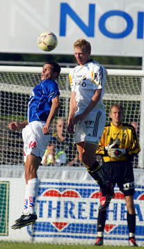 Fredrik Björck, AIK och Igor Sypniewski, Halmstad
