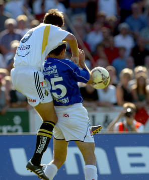 Påhopp bakifrån, tackling bakifrån