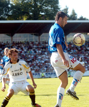 Sharbel Touma, Halmstad och Daniel Hoch, AIK