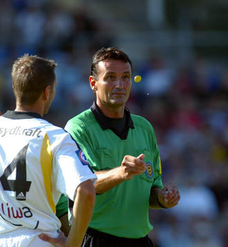 Slantsingling. Miro Ukalovic, domare
