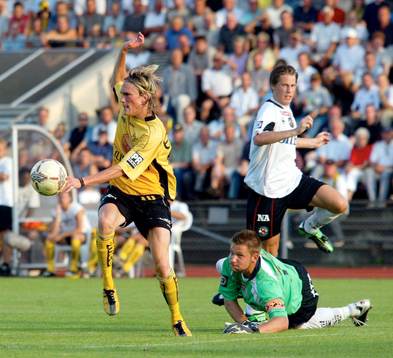 Lasse Nilsson, Elfsborg och John Alvbåge, målvakt,