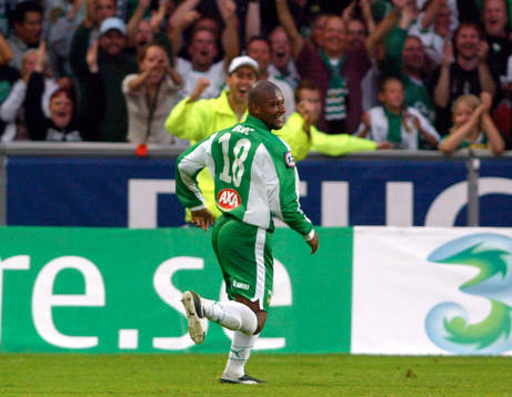 Dede Anderson, Hamarby gjorde hattrick