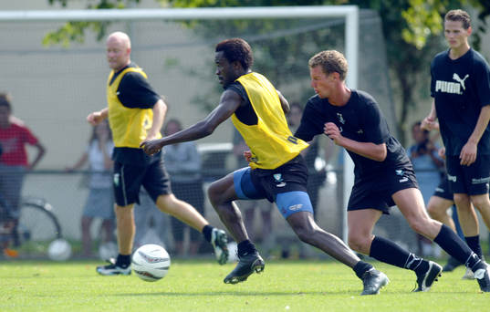 Fotboll, träning, Peter Ijeh, Malmö FF