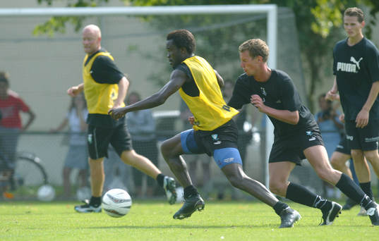 Fotboll, träning, Peter Ijeh, Malmö FF