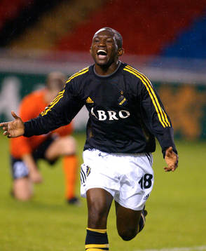 Kwame Quansah, AIK gjorde segermålet 1-0