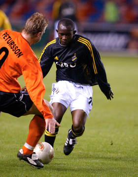 Kwame Quansah, AIK gjorde segermålet 1-0