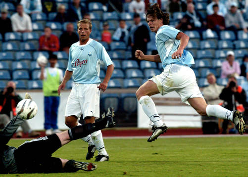 Andreas Yngvesson, Malmö gör 2-0