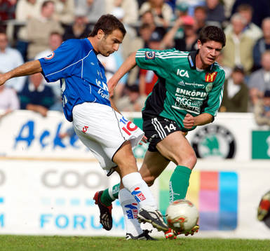 Sharbel Touma, Halmstad och Benny Olsen, Enköping