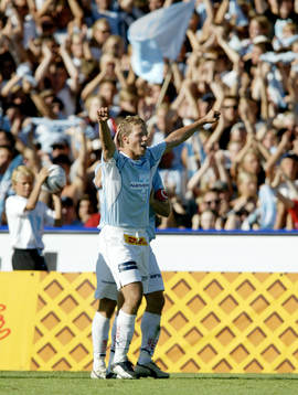 Erik Johansson, Malmö FF, jubel