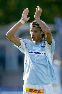 Tobias Grahn, Malmö FF, tackar publiken