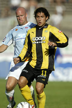 Olof Persson, Malmö FF och Pablo Pinones-Arce, Hammarby
