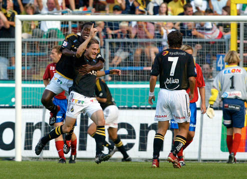 Mats Rubarth, AIK jubel