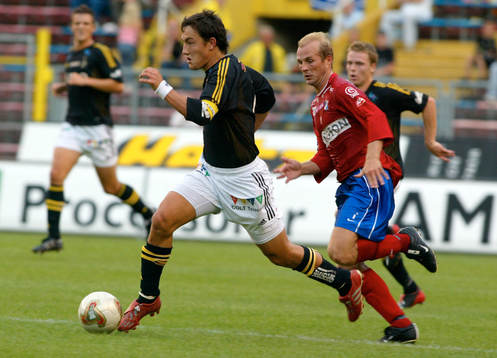 Stefan Ishizaki, AIK och Peter Wibrån, Öster