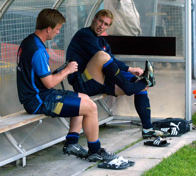 Tobias Linderoth och Niklas Skoog